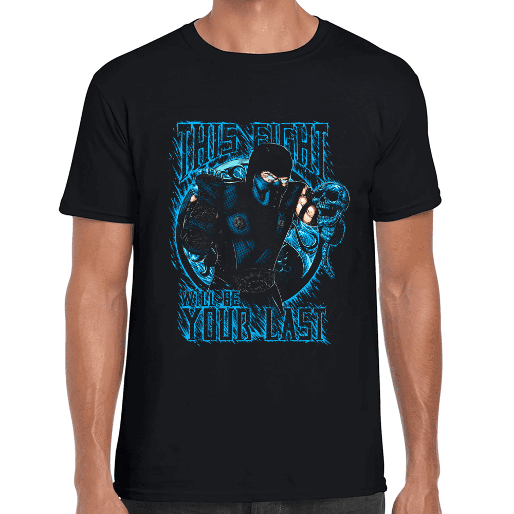 Playera Sub Zero Mortal Kombat Algodón Premium #1001