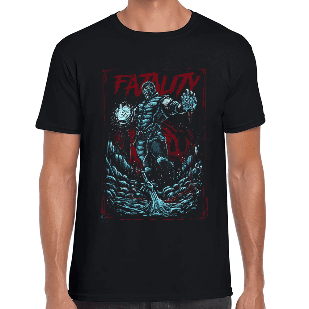 Playera Sub Zero Mortal Kombat Algodón Premium #1002 Imagen principal del producto