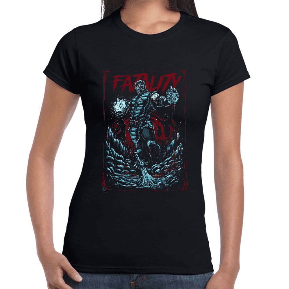 Playera Sub Zero Mortal Kombat Algodón Premium #1002 Imagen secundaria del producto