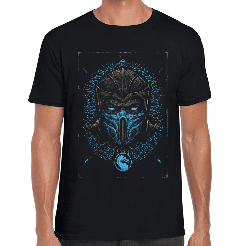 Playera Sub Zero Mortal Kombat Algodón Premium #1004