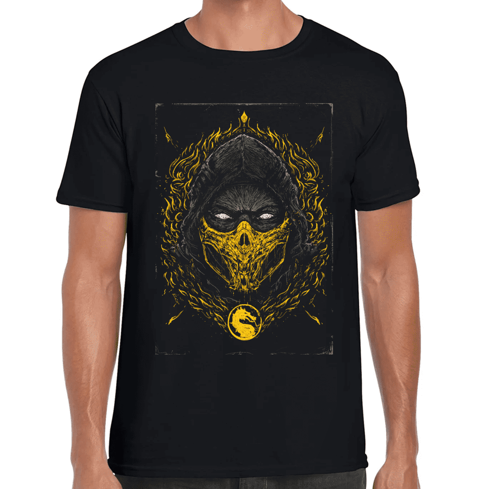 Playera Scorpion Mortal Kombat Algodón Premium #1005