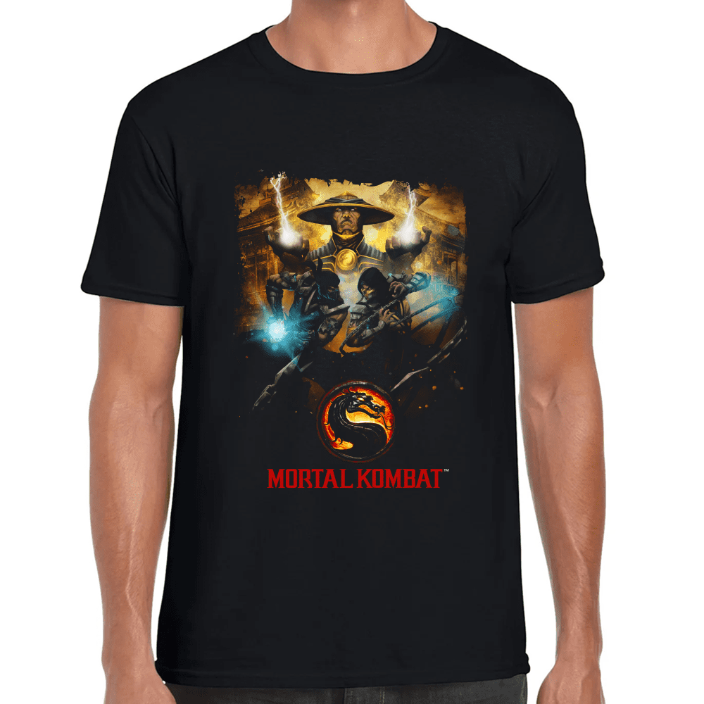 Playera Scorpion Y Sub Zero Mortal Kombat Algodón Premium #1006 Imagen principal del producto