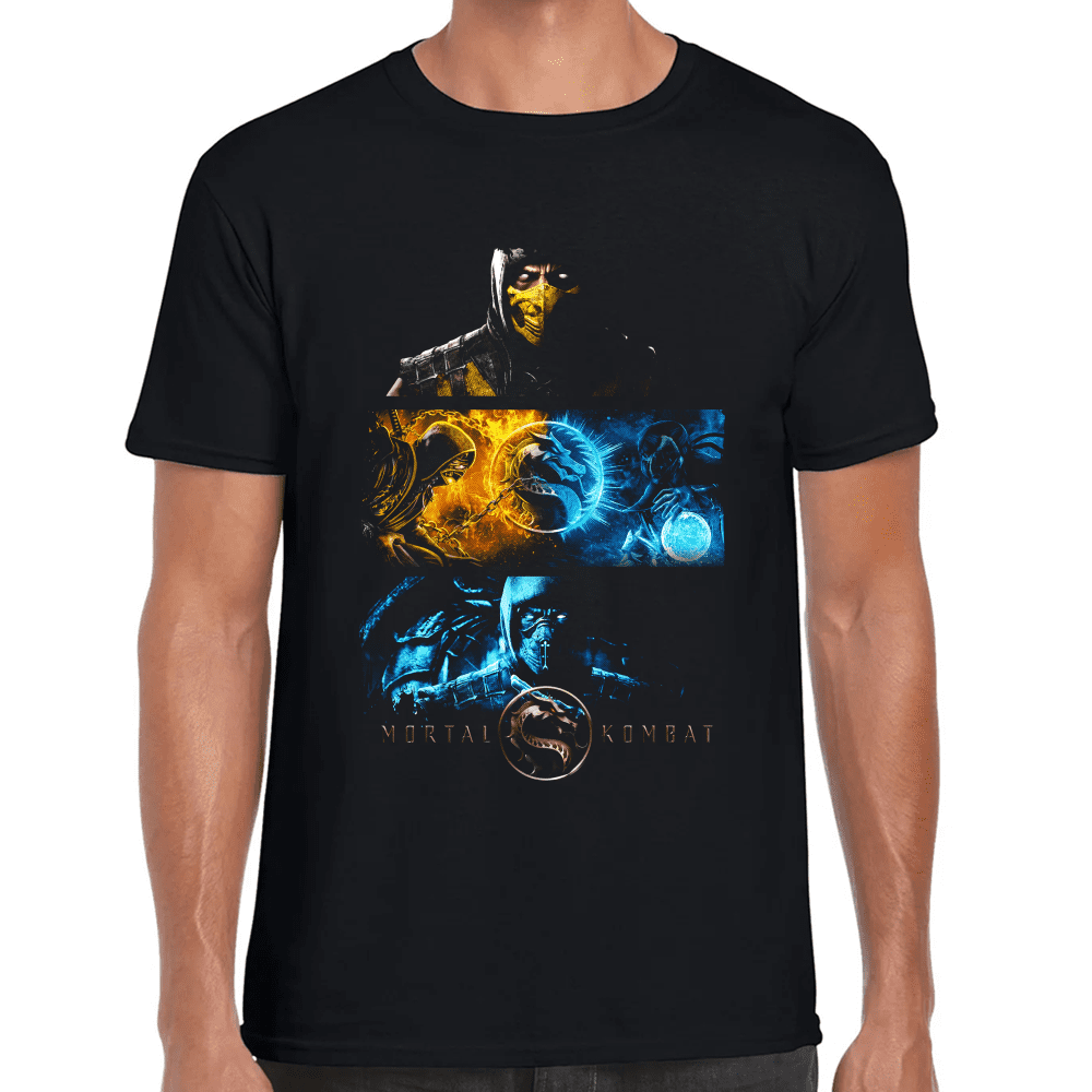 Playera Scorpion Y Sub Zero Mortal Kombat Algodón Premium #1007