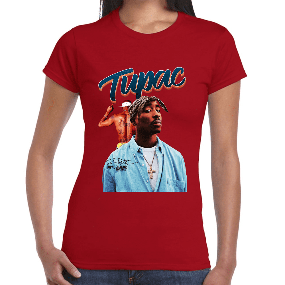 Playera Tupac Shakur Algodón Premium #1009