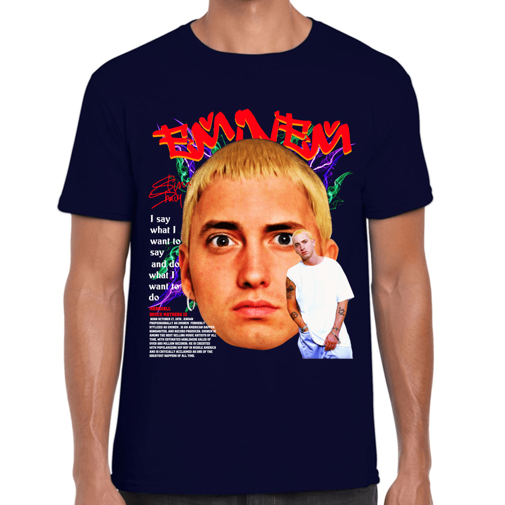 Playera Eminem Algodón Premium #1014