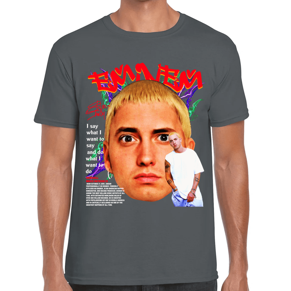 Playera Eminem Algodón Premium #1014
