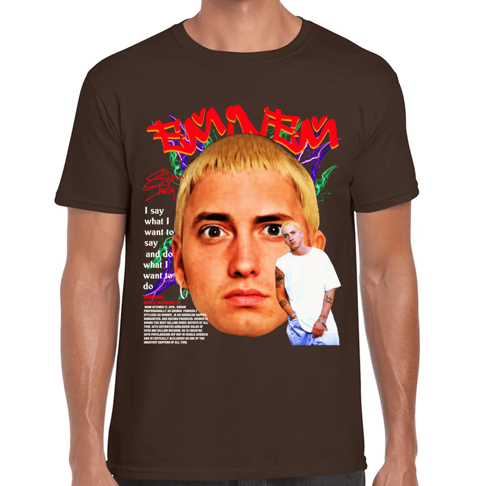 Playera Eminem Algodón Premium #1014