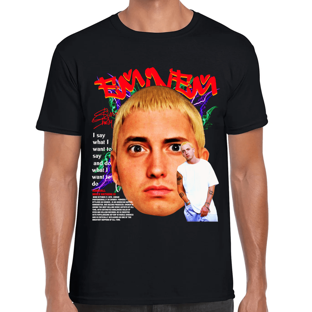 Playera Eminem Algodón Premium #1014
