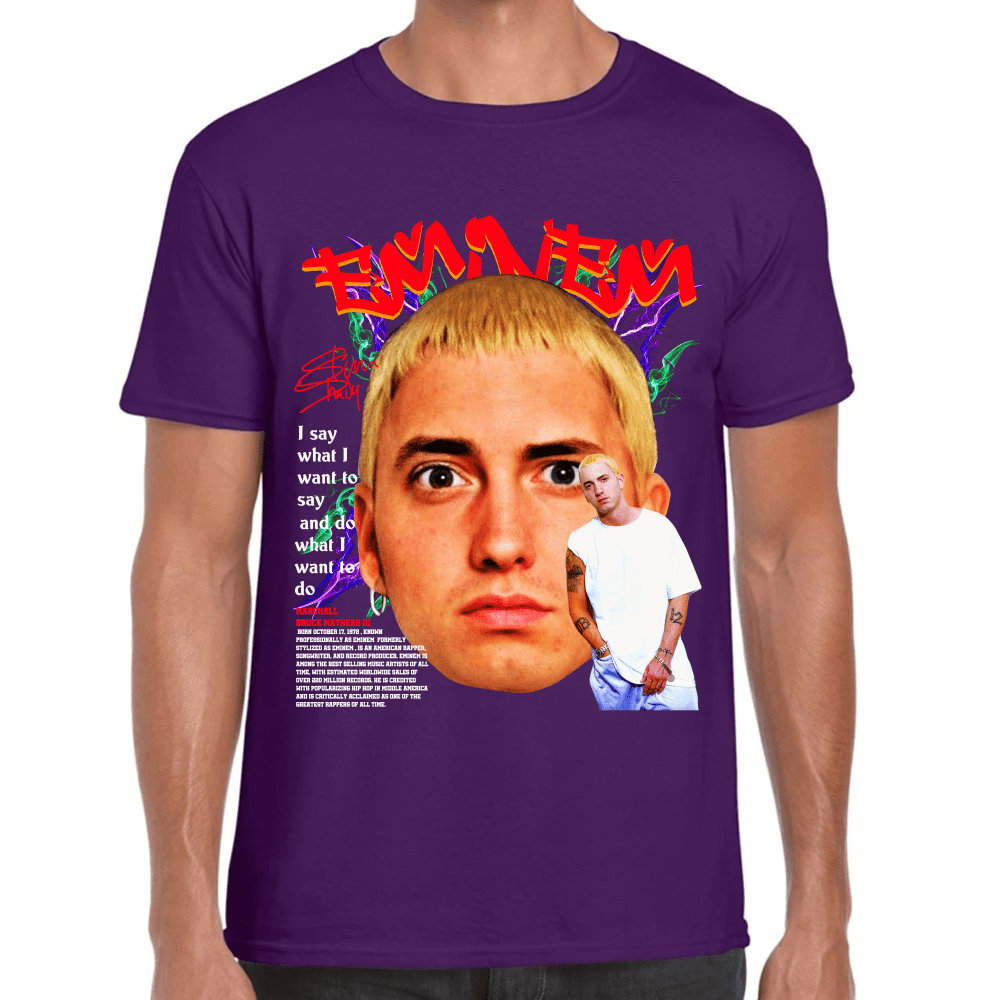 Playera Eminem Algodón Premium #1014
