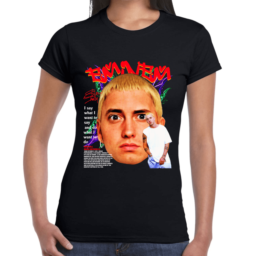 Playera Eminem Algodón Premium #1014
