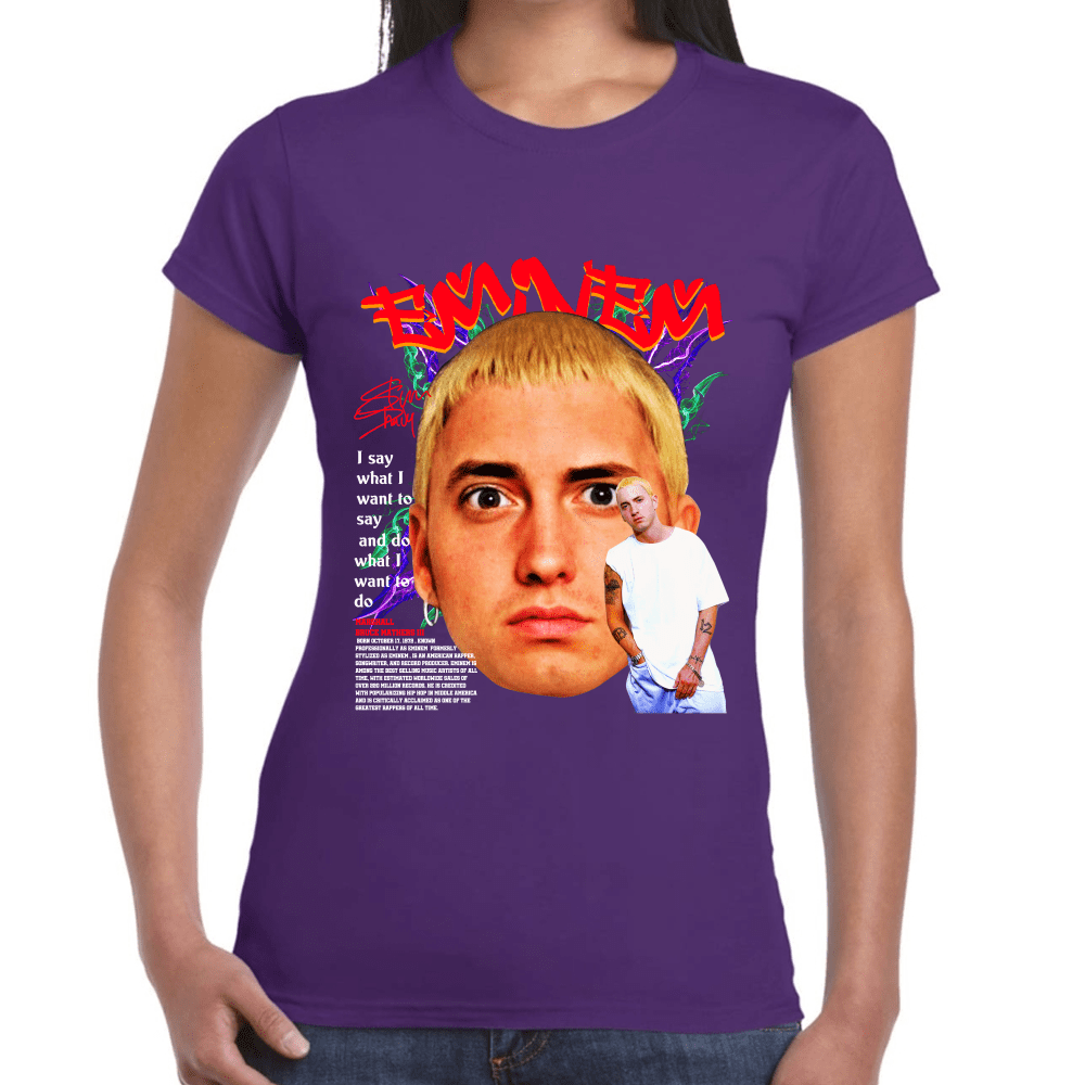 Playera Eminem Algodón Premium #1014