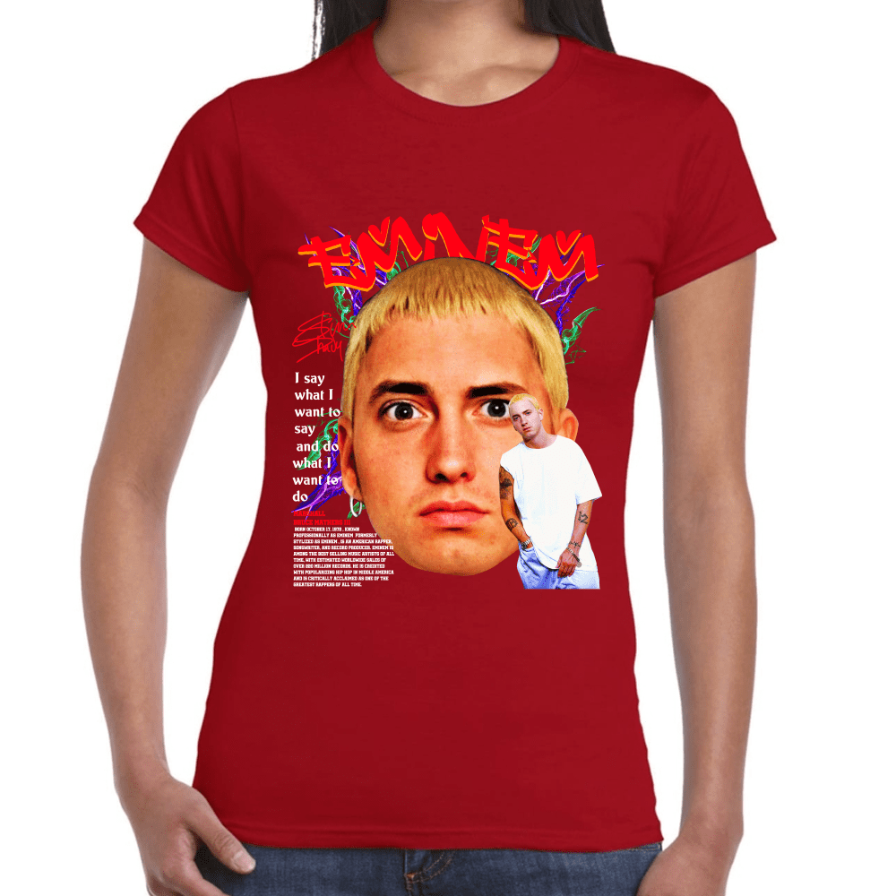 Playera Eminem Algodón Premium #1014