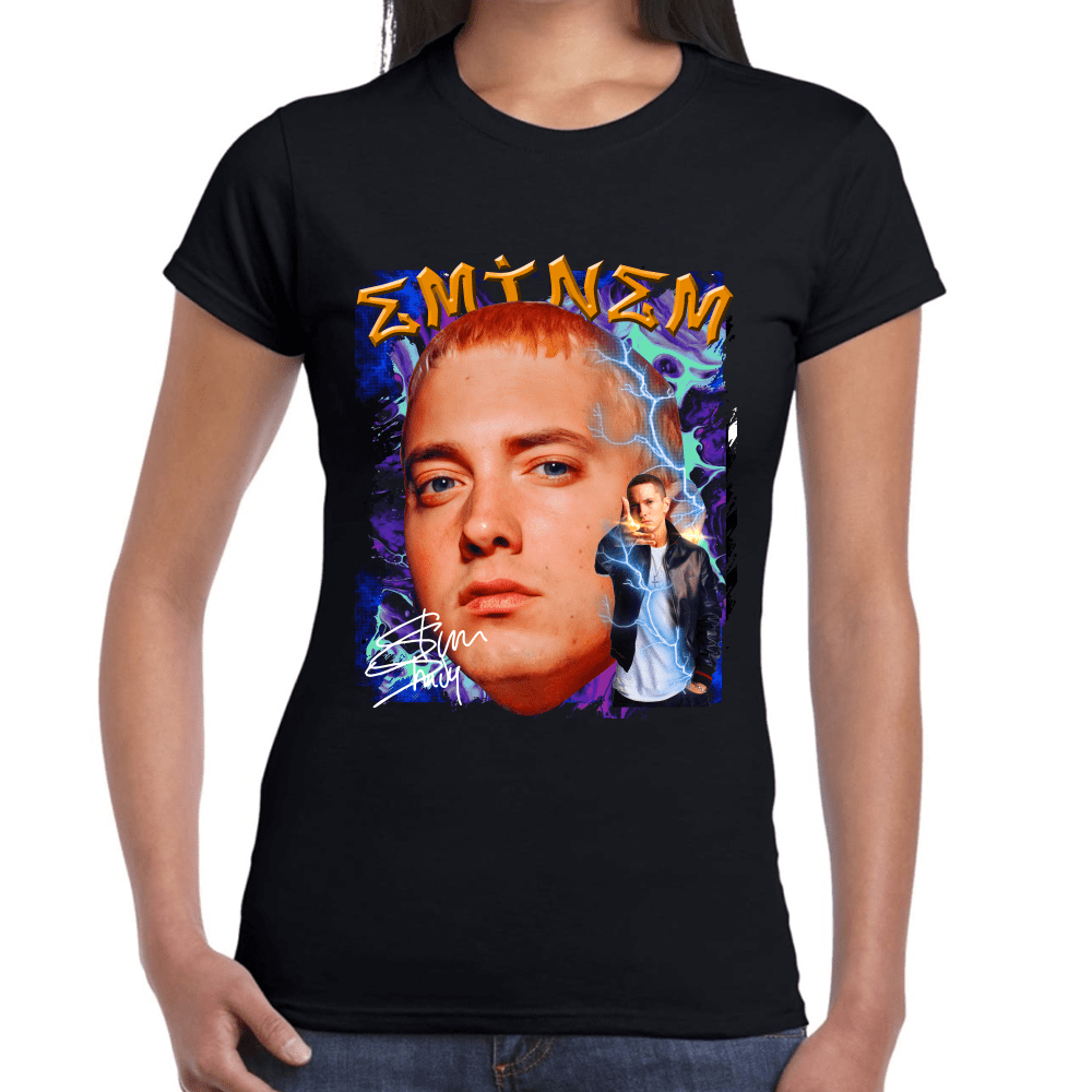 Playera Eminem Algodón Premium #1015 Imagen secundaria del producto
