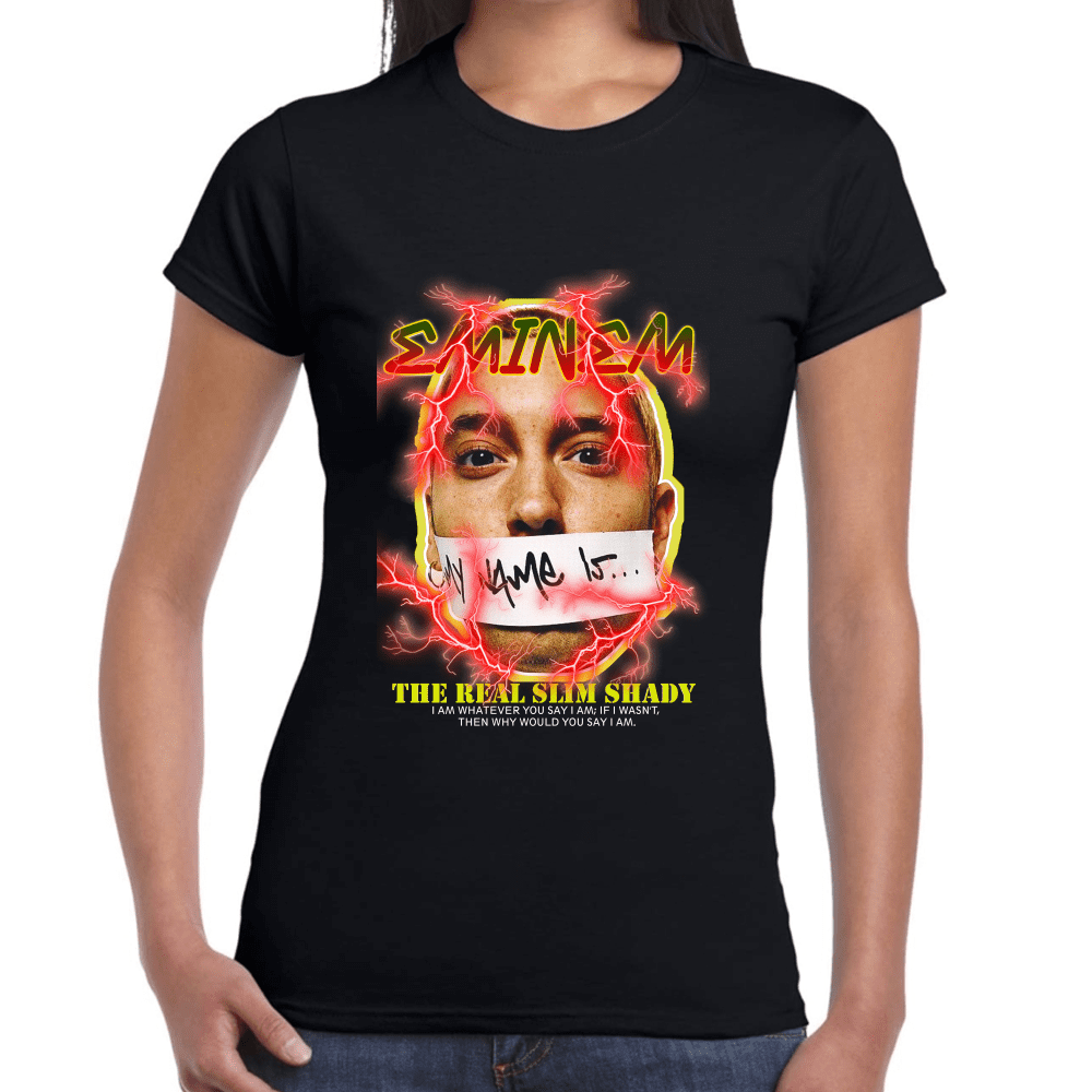 Playera Eminem The Real Slim Shady Algodón Premium #1016 Imagen secundaria del producto
