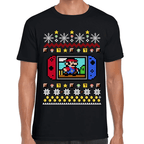 Playera Mario Bros Navidad Algodón Premium #1026