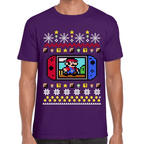 Playera Mario Bros Navidad Algodón Premium #1026