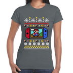 Playera Mario Bros Navidad Algodón Premium #1026