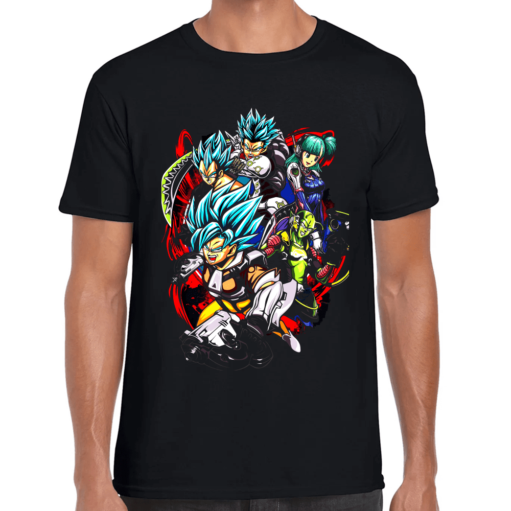 Playera Vegeta Dragon Ball Algodón Premium #1027