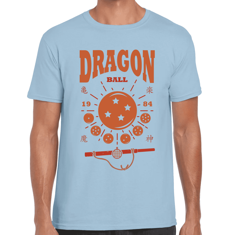 Playera Dragon Ball Las 7 Esferas Del Dragon Algodón Premium #1028