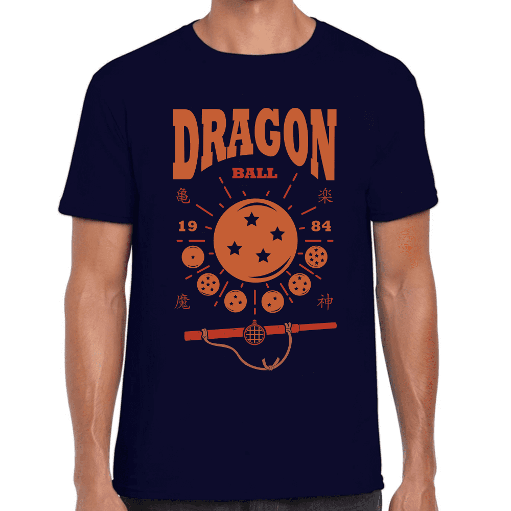 Playera Dragon Ball Las 7 Esferas Del Dragon Algodón Premium #1028