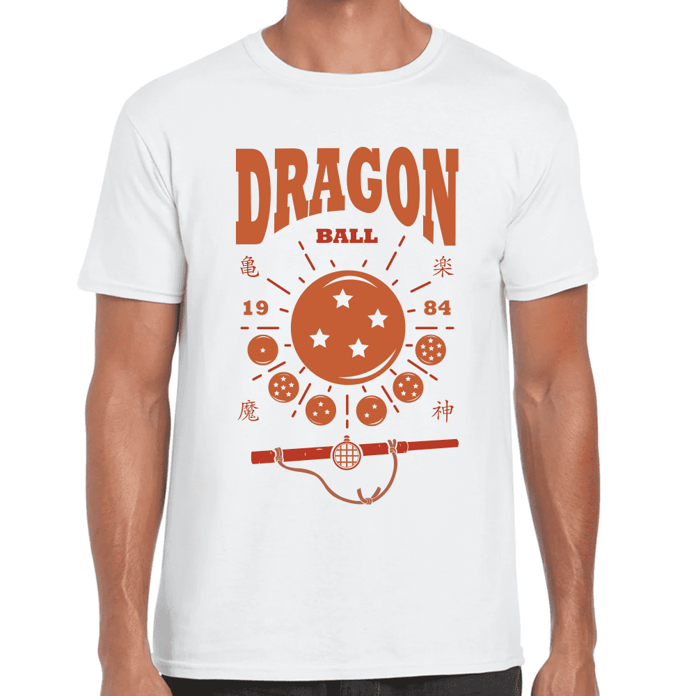 Playera Dragon Ball Las 7 Esferas Del Dragon Algodón Premium #1028