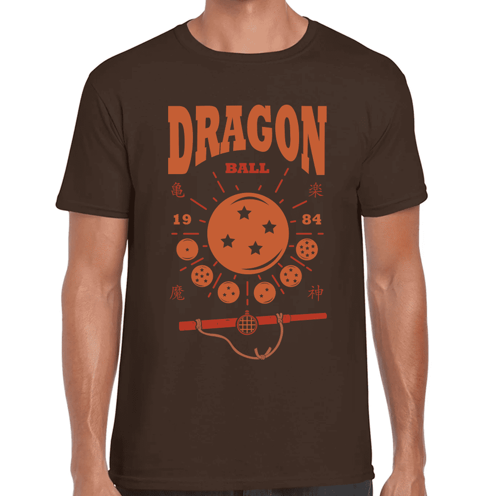 Playera Dragon Ball Las 7 Esferas Del Dragon Algodón Premium #1028