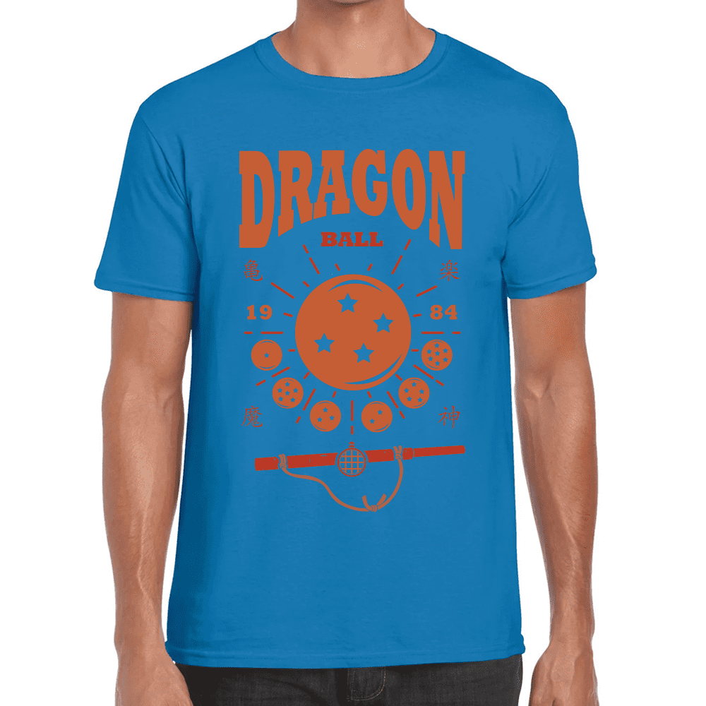 Playera Dragon Ball Las 7 Esferas Del Dragon Algodón Premium #1028