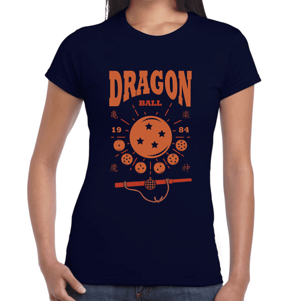Playera Dragon Ball Las 7 Esferas Del Dragon Algodón Premium #1028