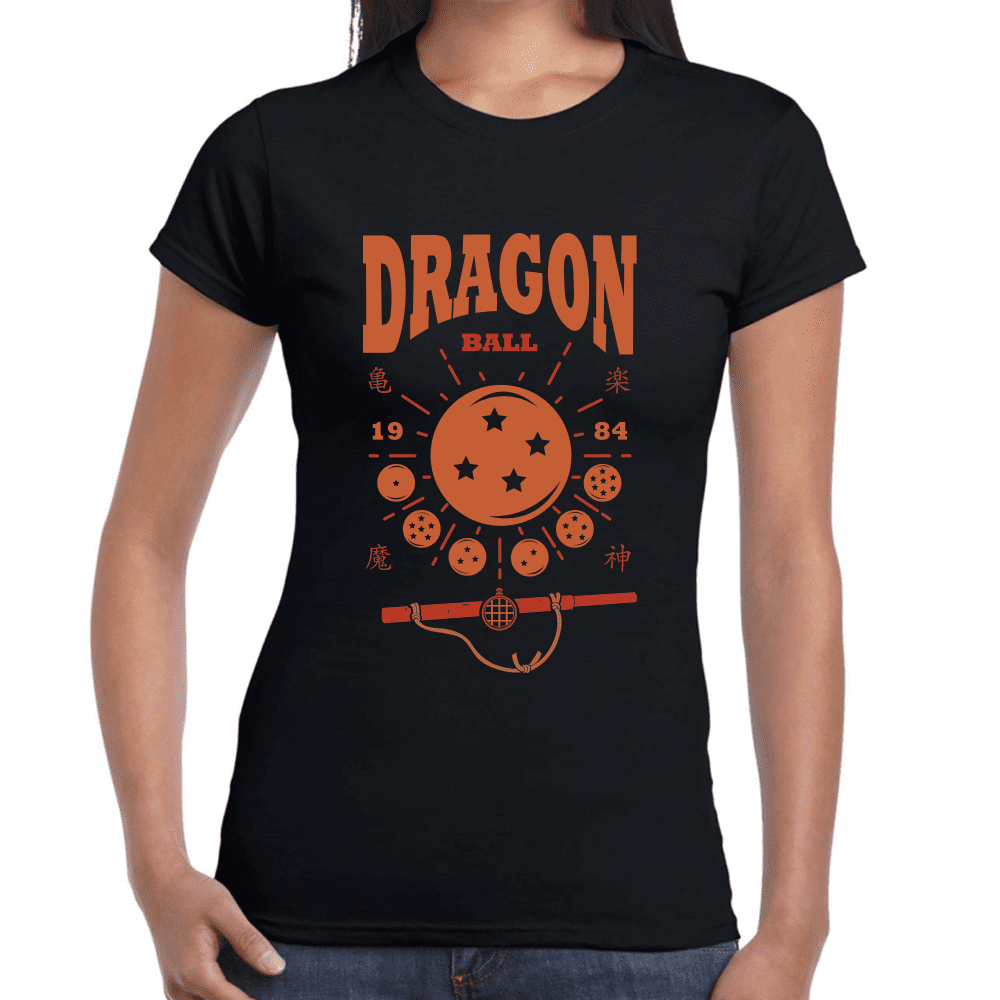 Playera Dragon Ball Las 7 Esferas Del Dragon Algodón Premium #1028