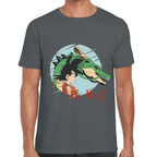 Playera Dragon Ball Goku Y Shenro Algodón Premium #1029