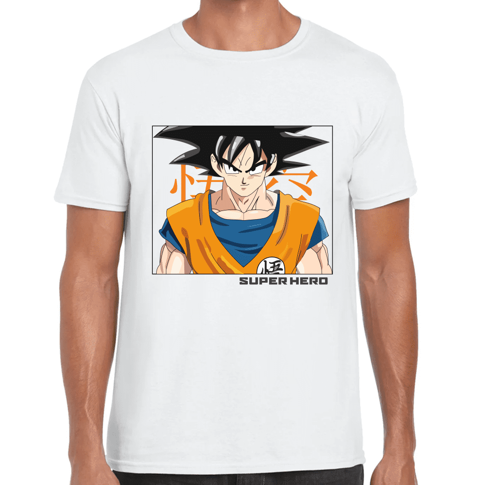Playera Goku Dragon Ball Algodón Premium #1031
