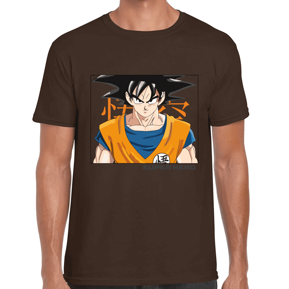 Playera Goku Dragon Ball Algodón Premium #1031