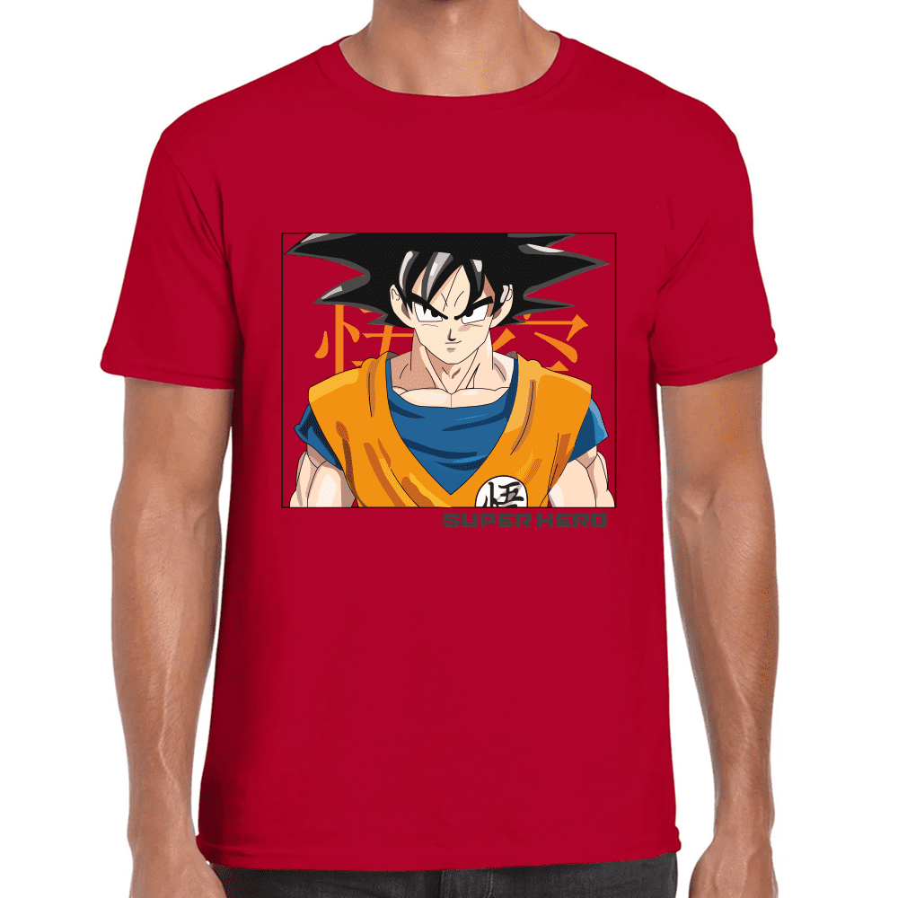 Playera Goku Dragon Ball Algodón Premium #1031