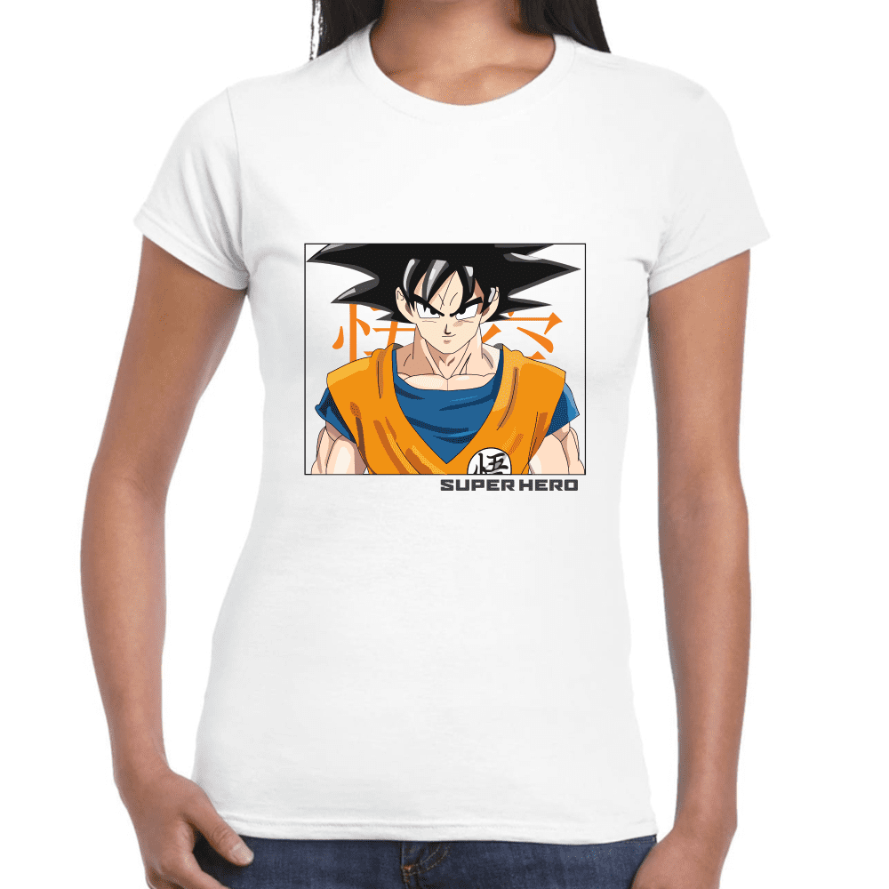 Playera Goku Dragon Ball Algodón Premium #1031