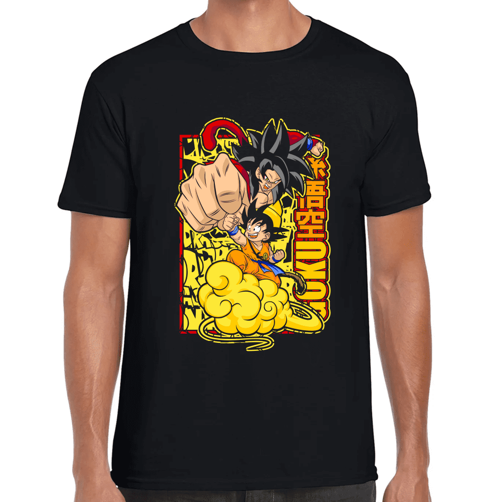Playera Goku Dragon Ball Algodón Premium #1032