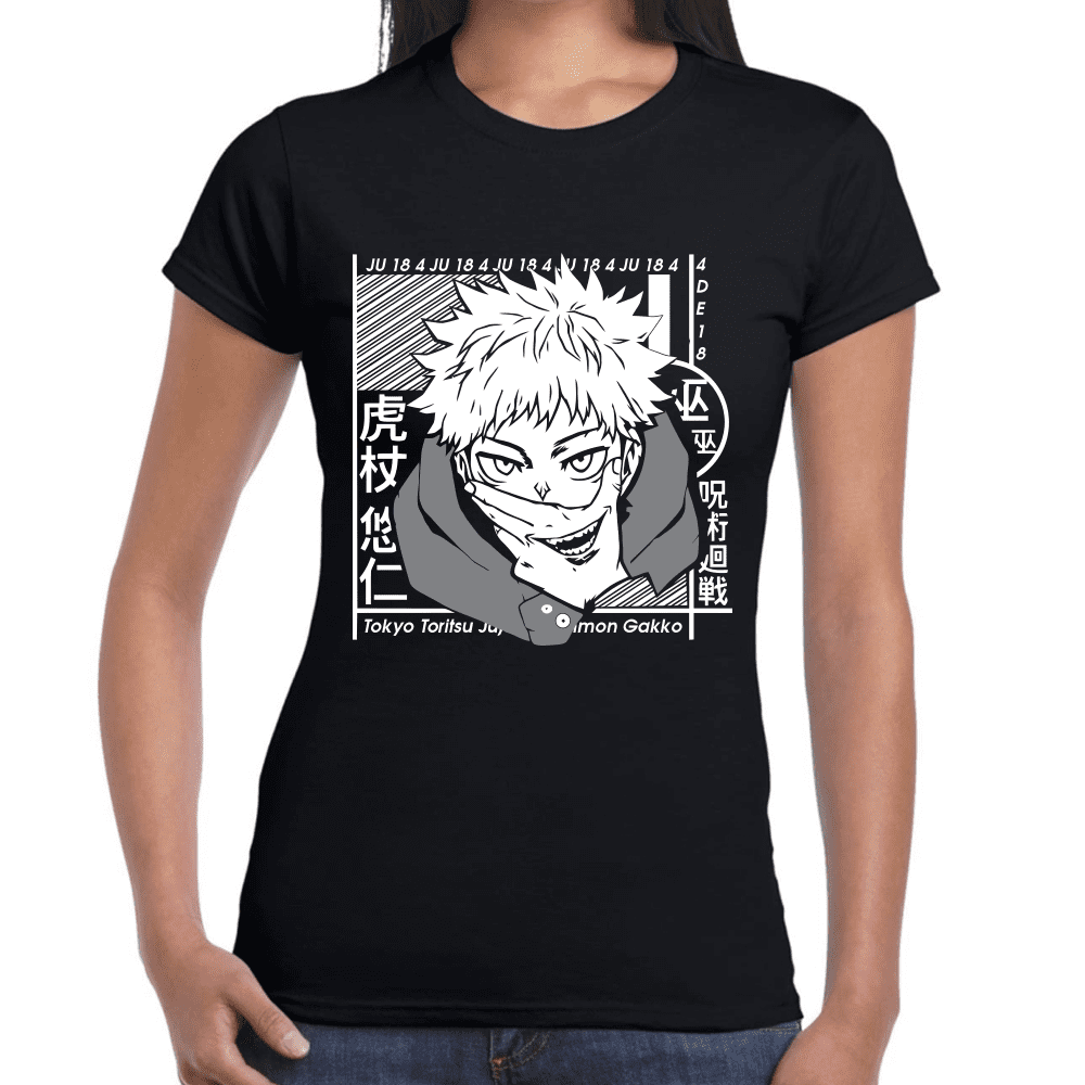 Playera Jujutsu Kaisen Sukuna Algodón Premium #1034 Imagen secundaria del producto