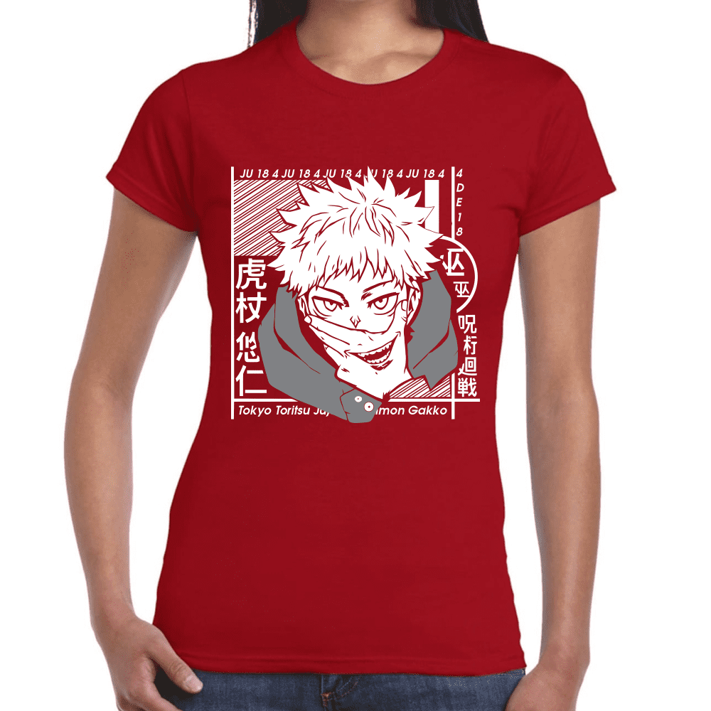 Playera Jujutsu Kaisen Sukuna Algodón Premium #1034