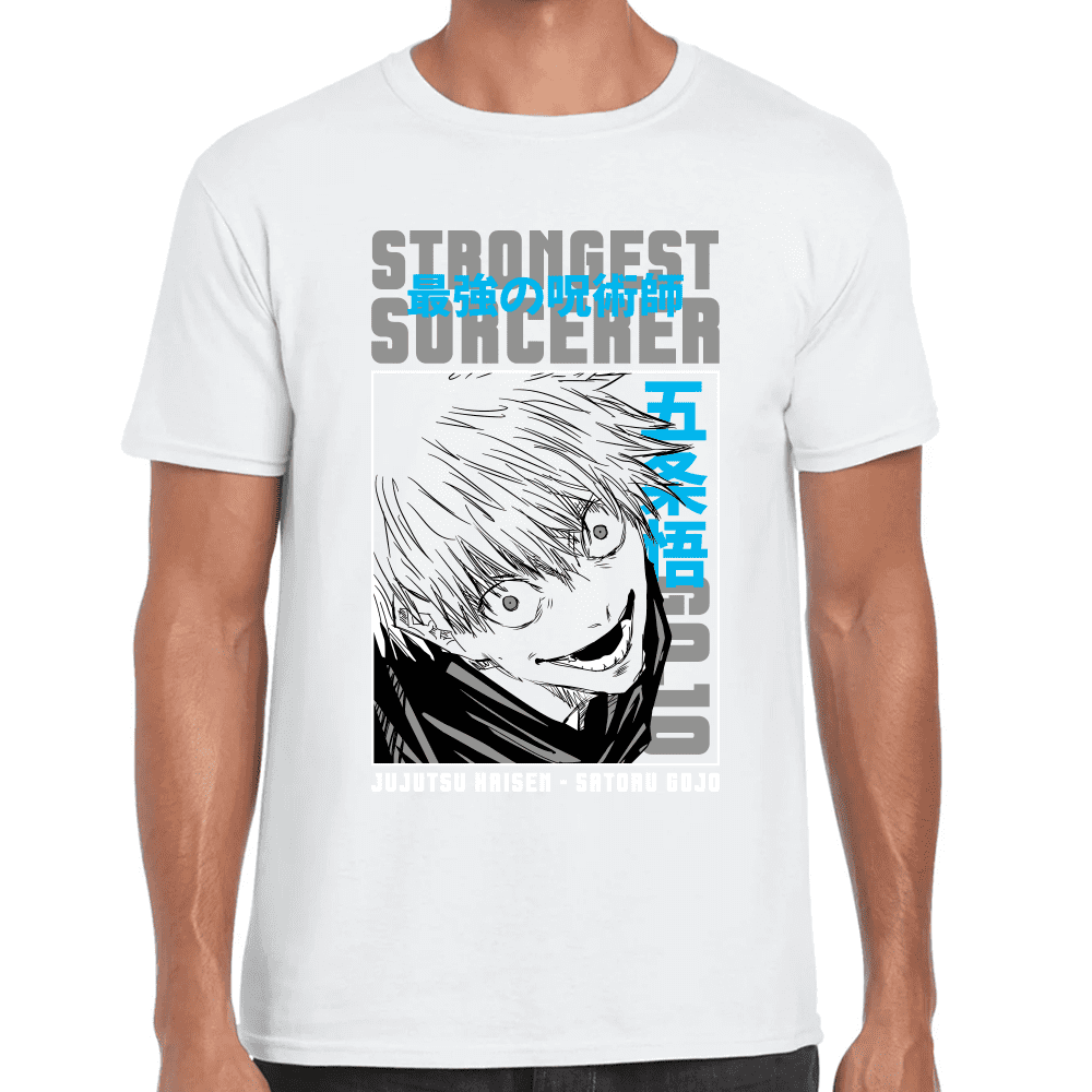 Playera Jujutsu Kaisen Satoru Gojo Algodón Premium #1036 Imagen principal del producto