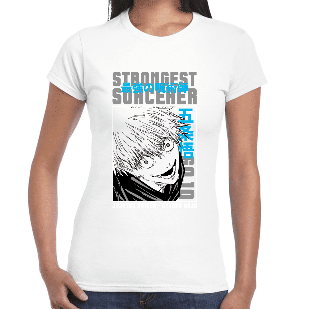 Playera Jujutsu Kaisen Satoru Gojo Algodón Premium #1036