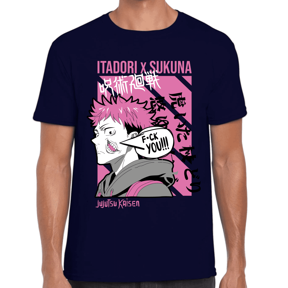 Playera Jujutsu Kaisen Itadori X Sukuna Algodón Premium #1039