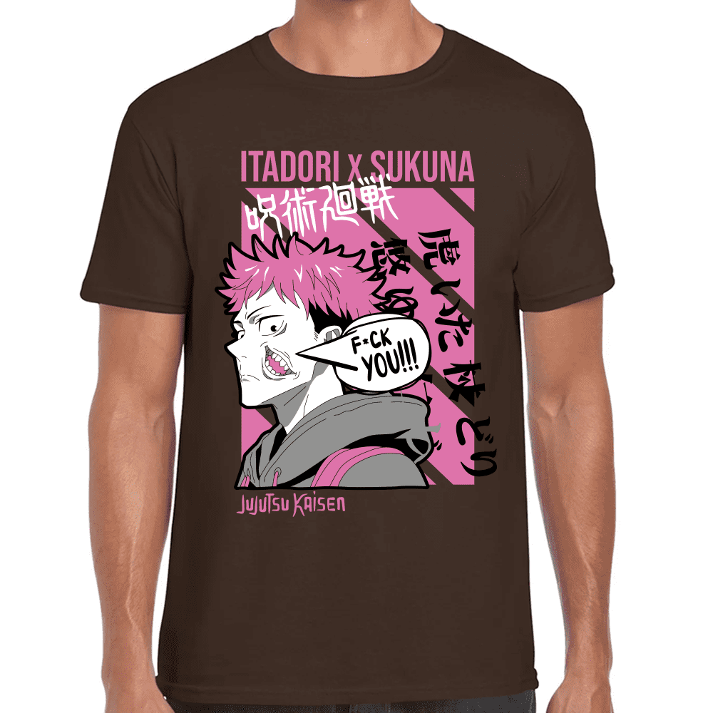 Playera Jujutsu Kaisen Itadori X Sukuna Algodón Premium #1039