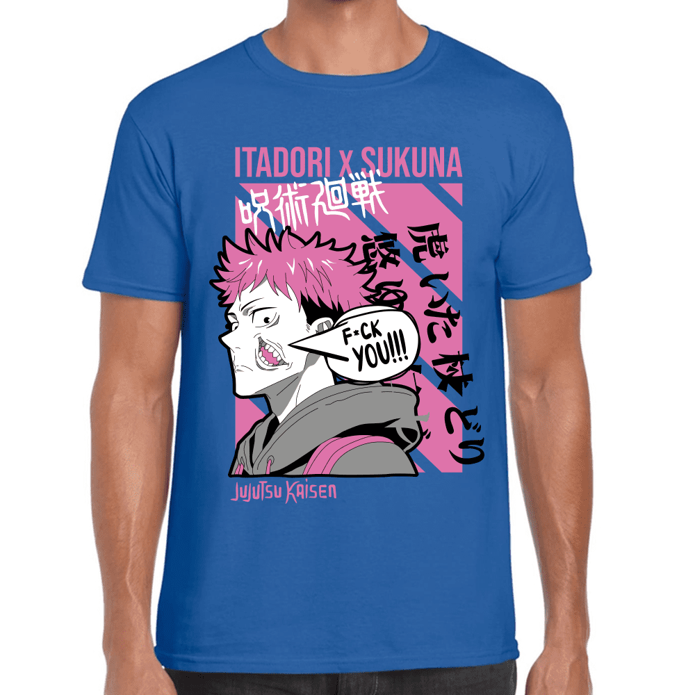 Playera Jujutsu Kaisen Itadori X Sukuna Algodón Premium #1039