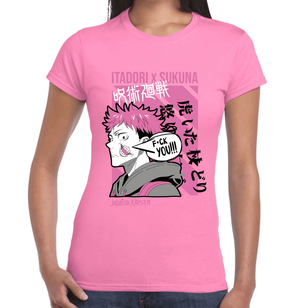 Playera Jujutsu Kaisen Itadori X Sukuna Algodón Premium #1039