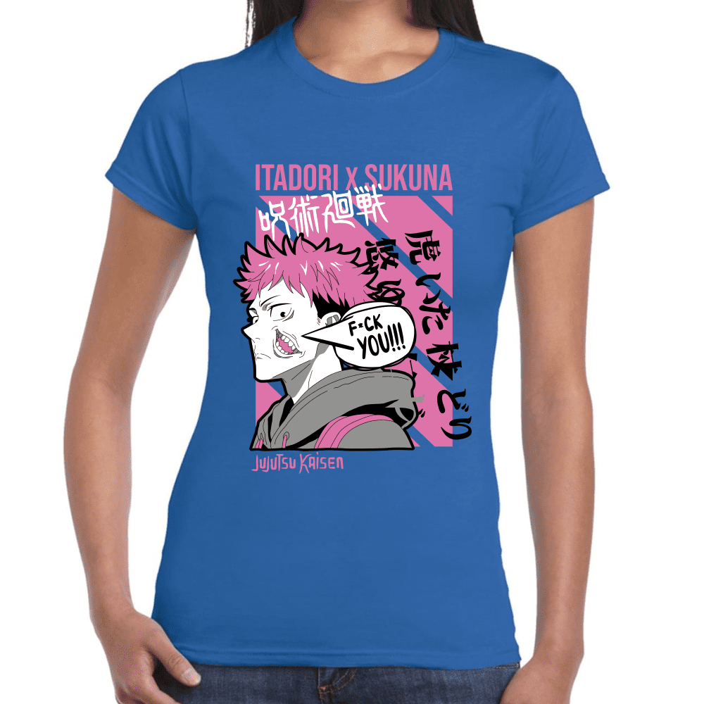 Playera Jujutsu Kaisen Itadori X Sukuna Algodón Premium #1039