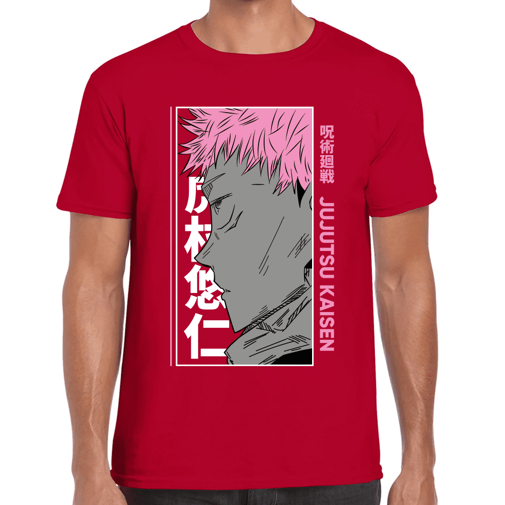 Playera Jujutsu Kaisen Itadori Algodón Premium #1041