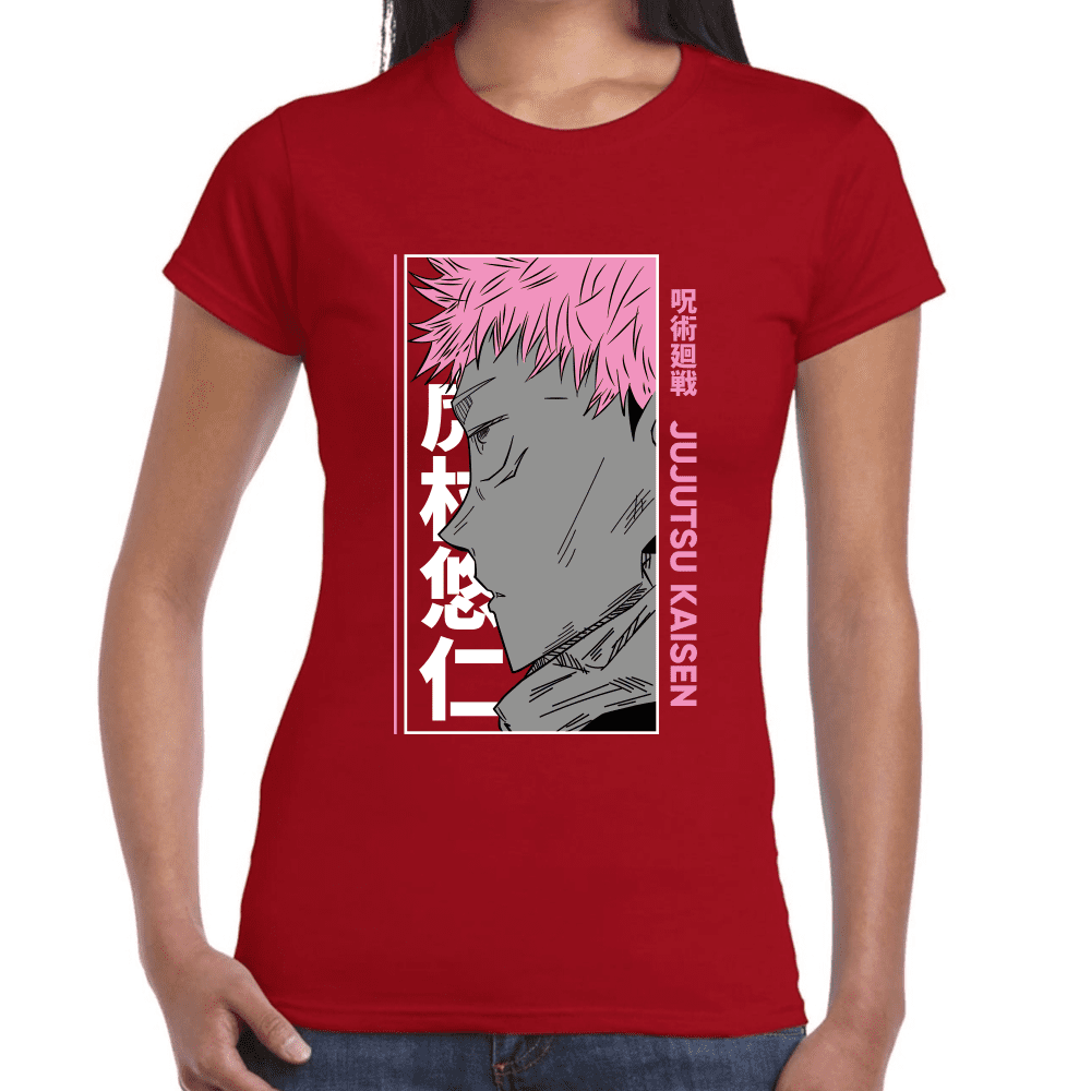 Playera Jujutsu Kaisen Itadori Algodón Premium #1041