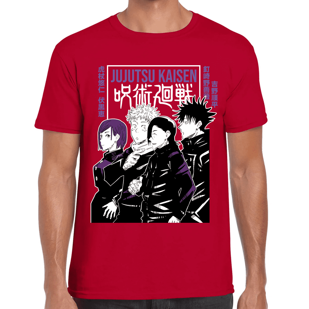 Playera Jujutsu Kaisen Itadori Algodón Premium #1042