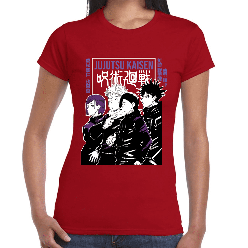 Playera Jujutsu Kaisen Itadori Algodón Premium #1042