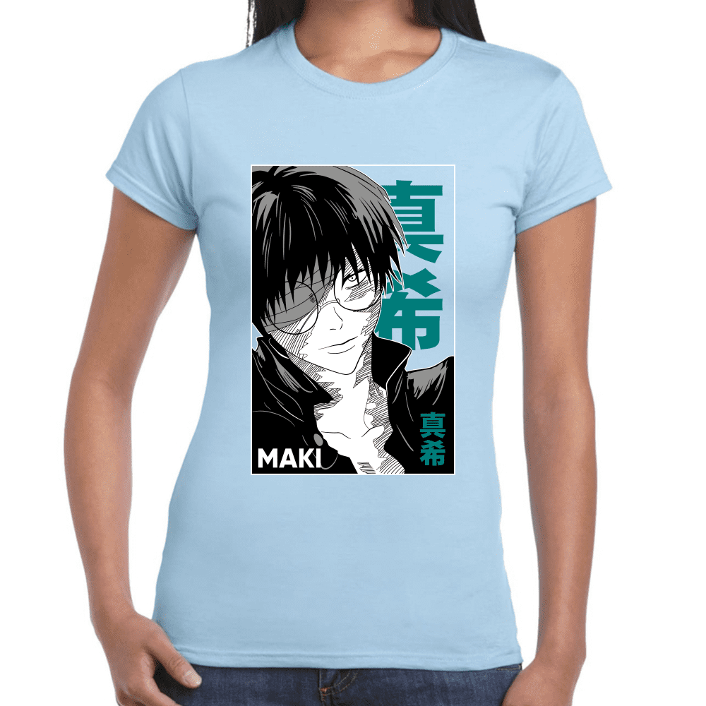 Playera Jujutsu Kaisen Maki Zenin Algodón Premium #1043