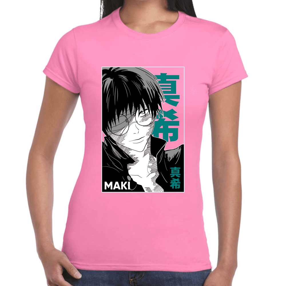Playera Jujutsu Kaisen Maki Zenin Algodón Premium #1043